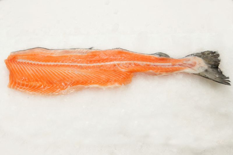 Salmon backbones